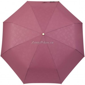 Женский зонт розового цвета, Три Слона женский, полный автомат, 3 сл.,арт.3806-3